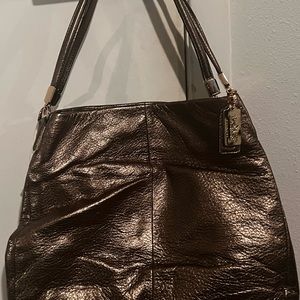 Coach Metallic Hobo bag.